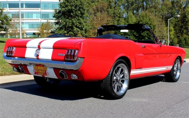 1965 White Ford Mustang Convertible