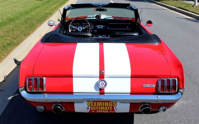 1965 White Ford Mustang Convertible