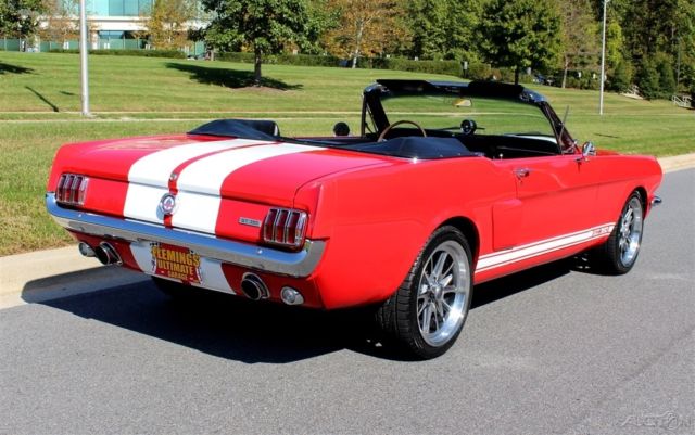 1965 White Ford Mustang Convertible