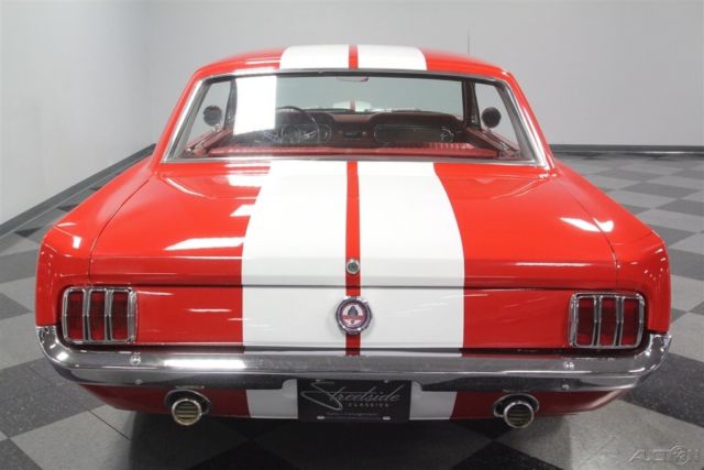 1965 Red Ford Mustang