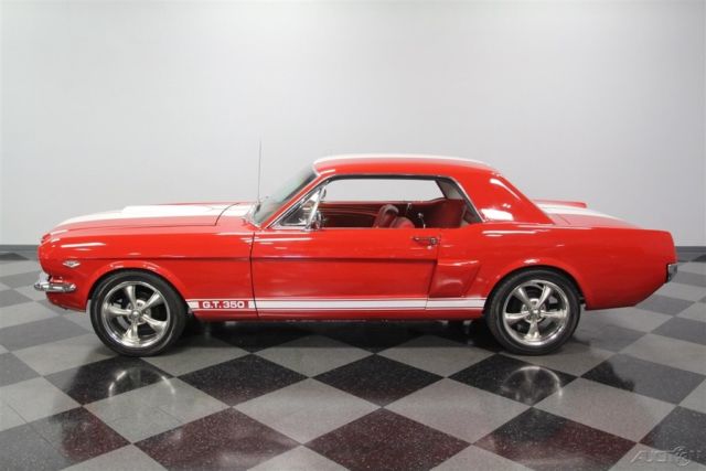 1965 Red Ford Mustang