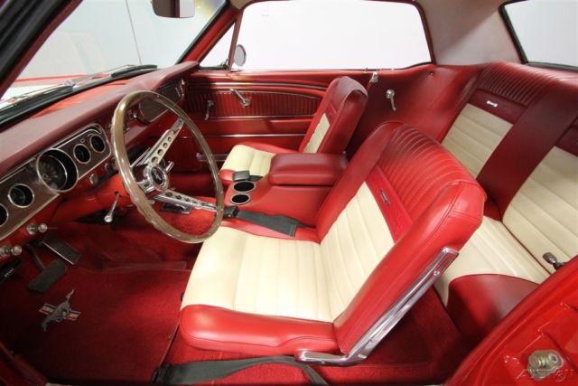 1965 Red Ford Mustang
