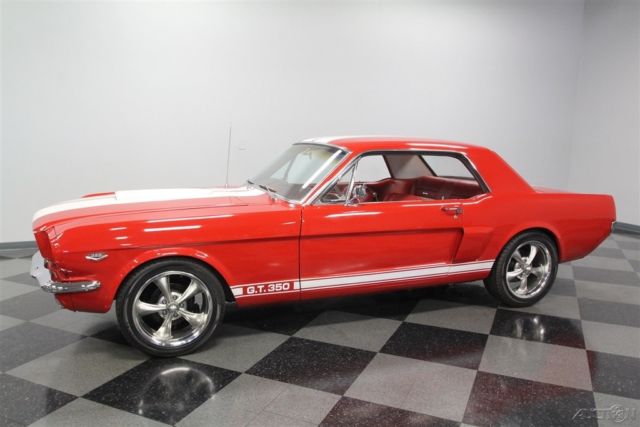1965 Red Ford Mustang