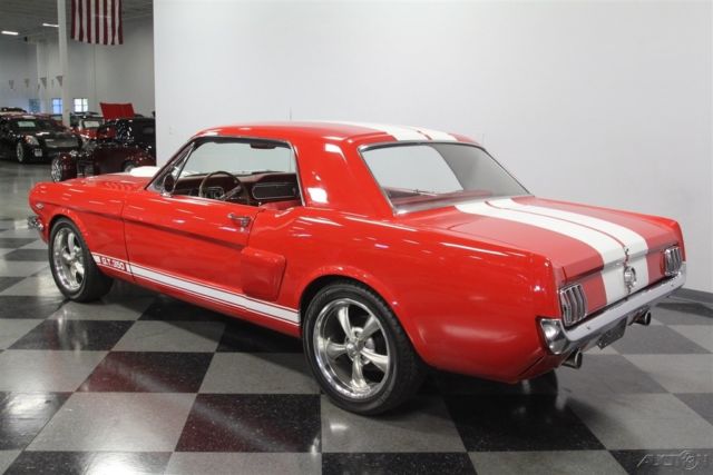 1965 Red Ford Mustang