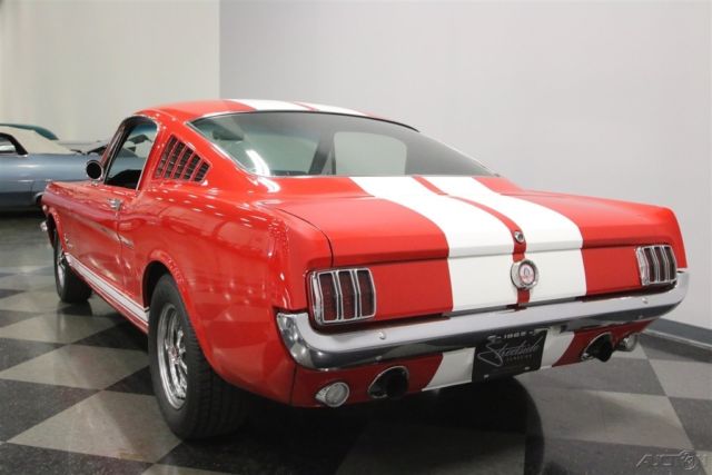 1965 Red Ford Mustang