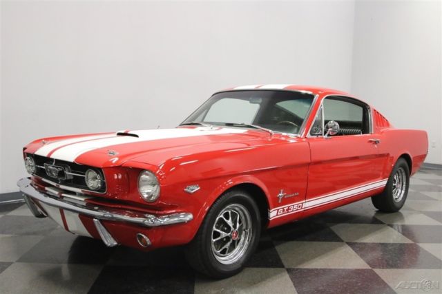 1965 Red Ford Mustang