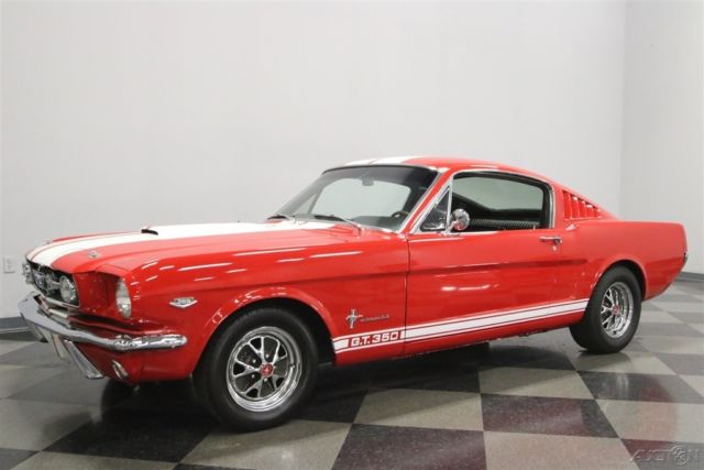 1965 Red Ford Mustang