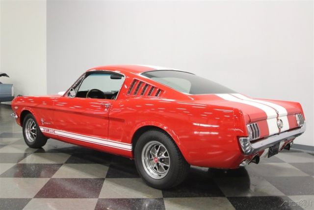1965 Red Ford Mustang