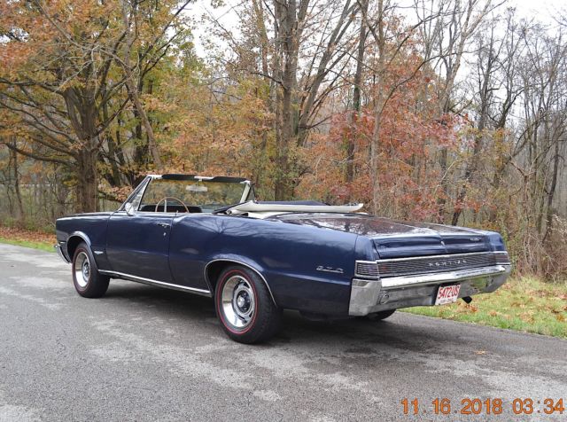 1965 BLUE Pontiac GTO Convertible