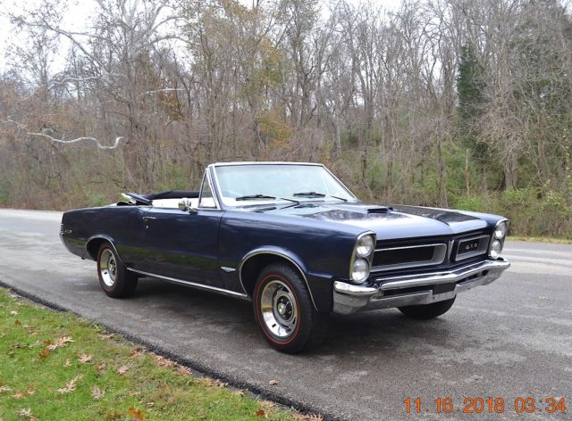 1965 BLUE Pontiac GTO Convertible
