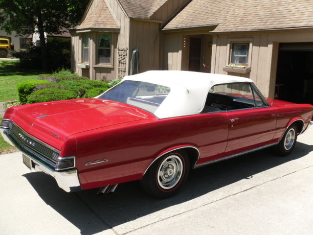 1965 Red Pontiac GTO Convertible