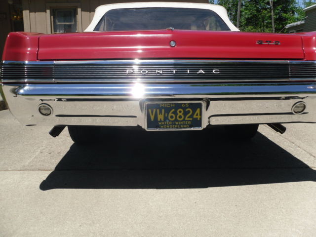 1965 Red Pontiac GTO Convertible