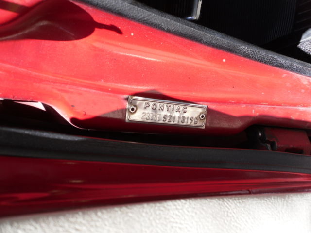 1965 Red Pontiac GTO Convertible