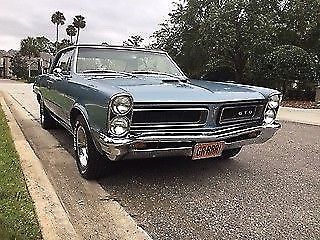 1965 Fontaine Blue Pontiac GTO 2 Door H/T