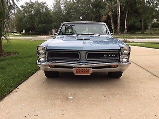 1965 Fontaine Blue Pontiac GTO 2 Door H/T
