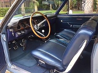 1965 Fontaine Blue Pontiac GTO 2 Door H/T