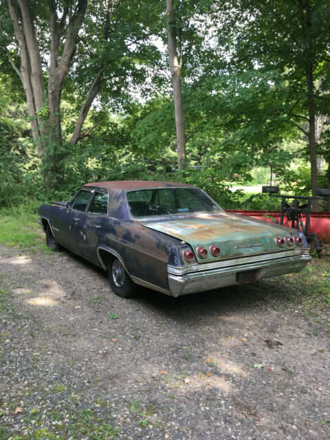 1965 Blue Chevrolet Impala Sedan