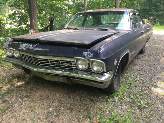 1965 Blue Chevrolet Impala Sedan