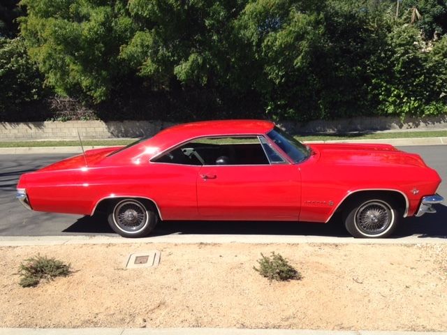 1965 Red Chevrolet Impala Coupe