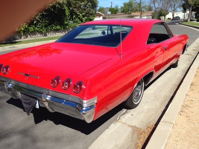 1965 Red Chevrolet Impala Coupe