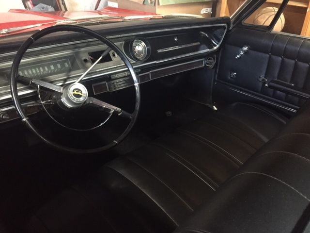 1965 Red Chevrolet Impala Coupe