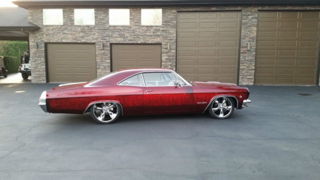 1965 Burgundy Chevrolet Impala Coupe