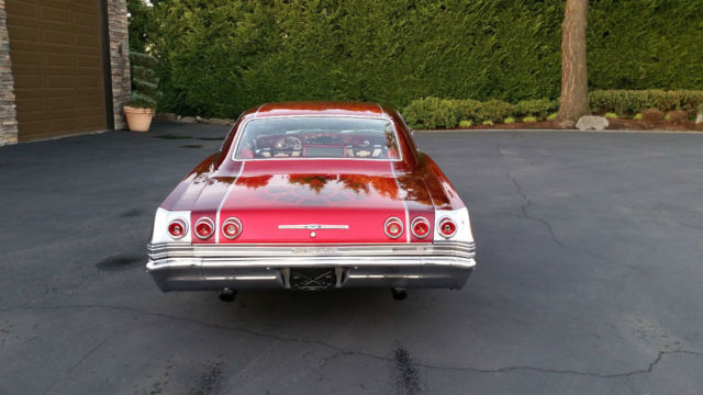 1965 Burgundy Chevrolet Impala Coupe