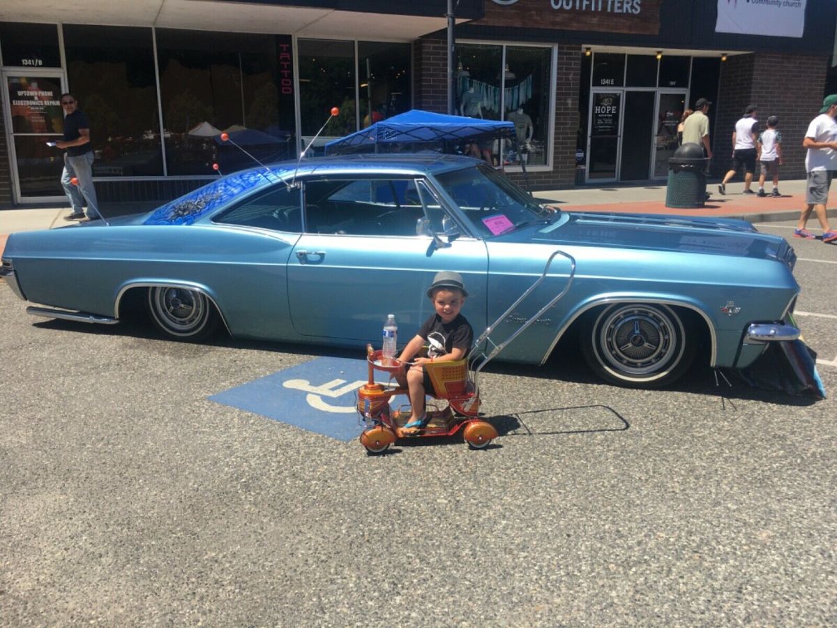 1965 Blue Chevrolet Impala Coupe