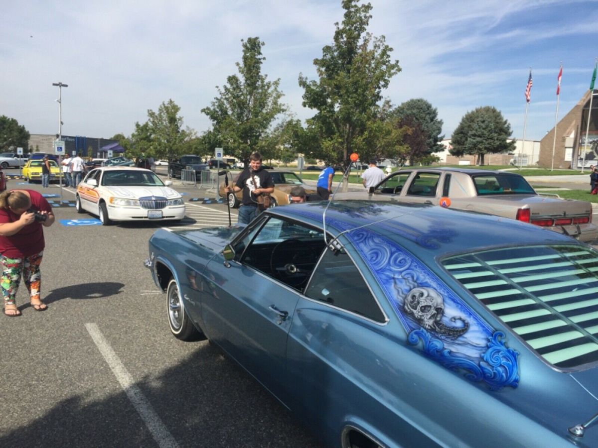 1965 Blue Chevrolet Impala Coupe