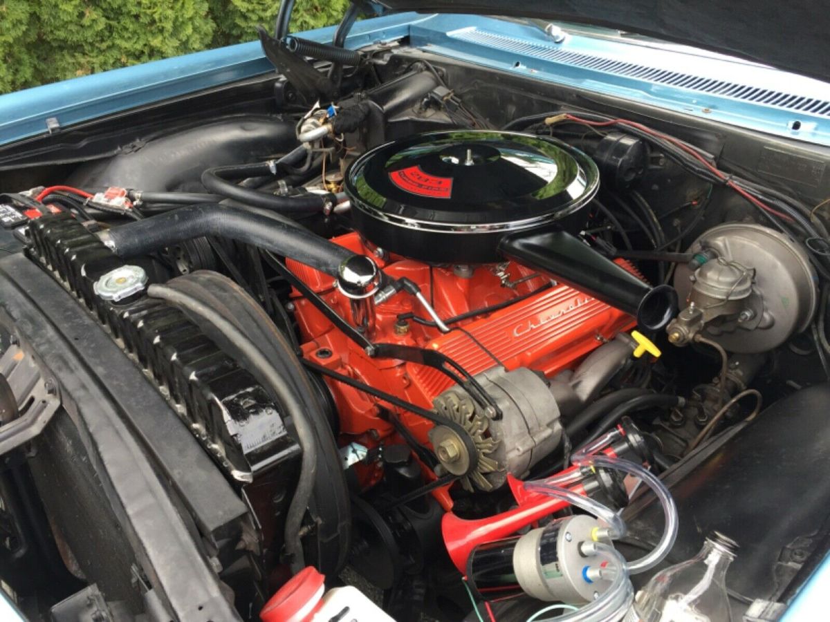 1965 Blue Chevrolet Impala Coupe