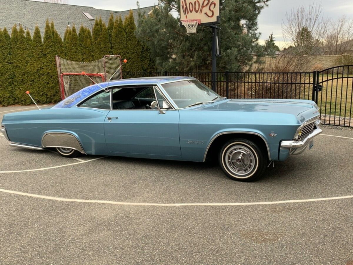 1965 Blue Chevrolet Impala Coupe