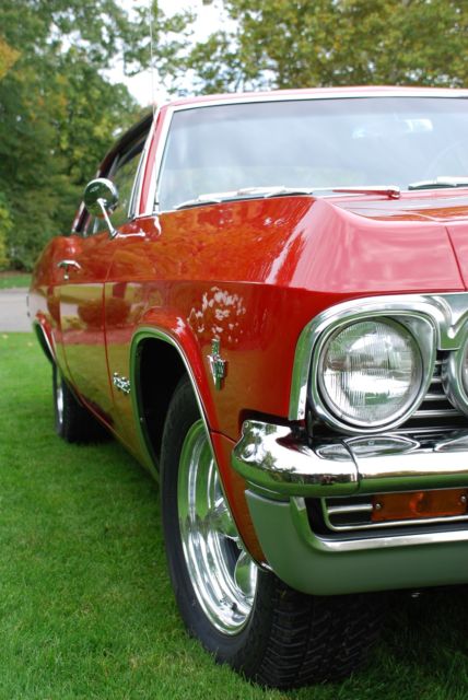 1965 Red Chevrolet Impala Coupe