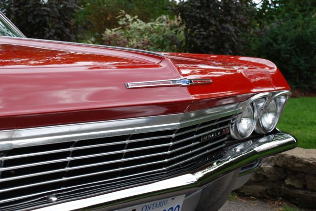1965 Red Chevrolet Impala Coupe