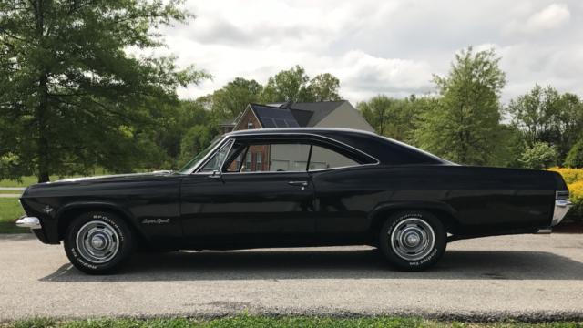 1965 Black Chevrolet Impala Coupe