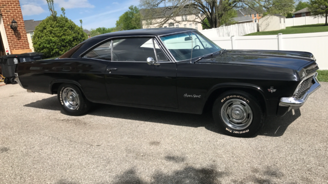 1965 Black Chevrolet Impala Coupe