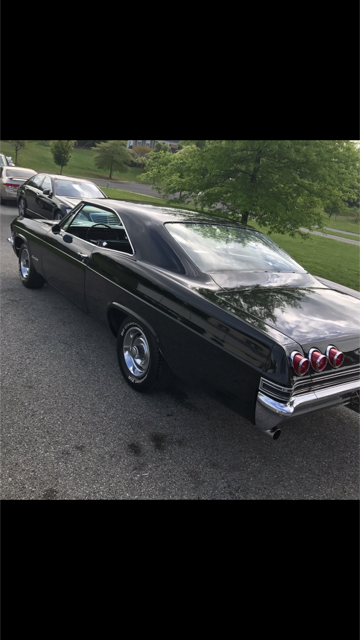 1965 Black Chevrolet Impala Coupe