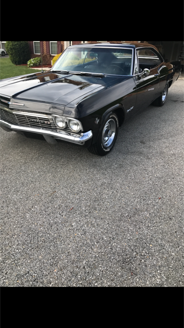 1965 Black Chevrolet Impala Coupe