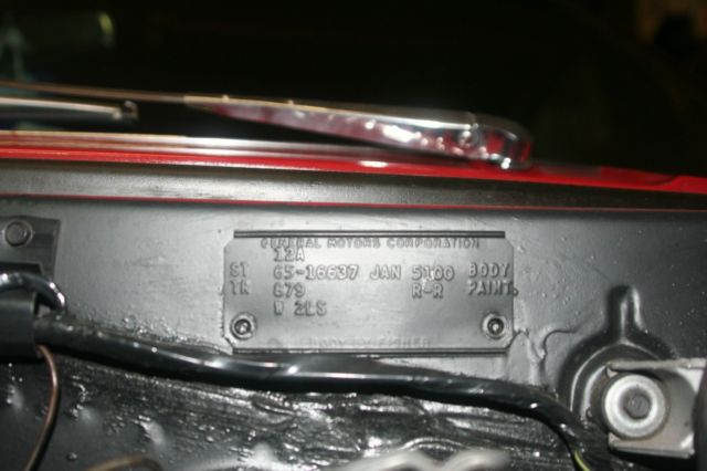 1965 Red Chevrolet Impala Fastback