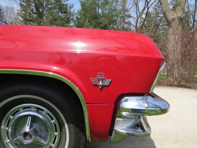 1965 Red Chevrolet Impala Fastback