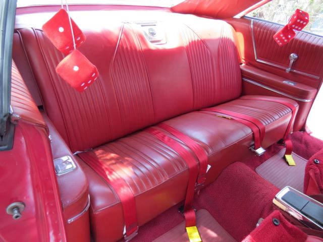 1965 Red Chevrolet Impala Fastback