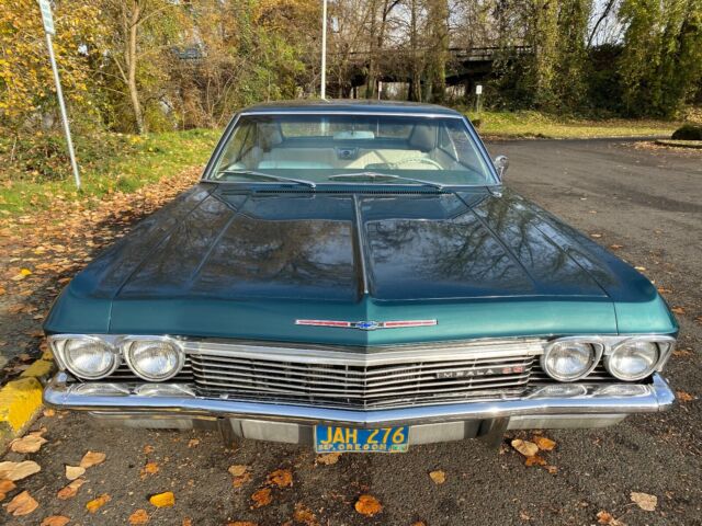 1965 Teal Chevrolet Impala Coupe