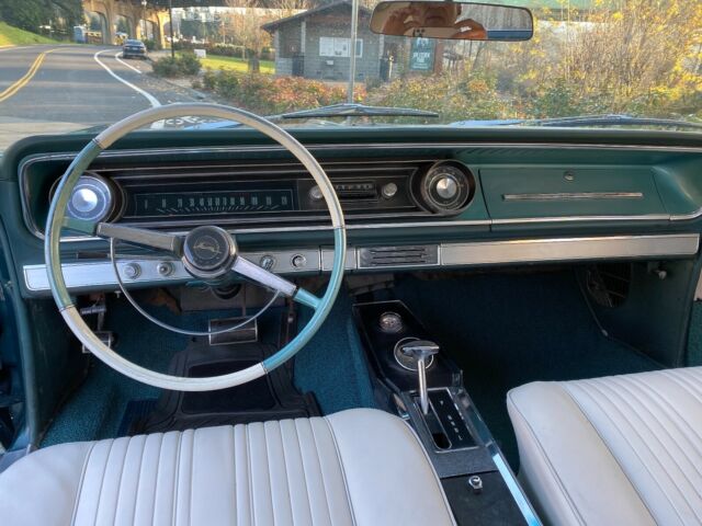 1965 Teal Chevrolet Impala Coupe