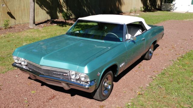 1965 Tourquiose Chevrolet Impala Convertible