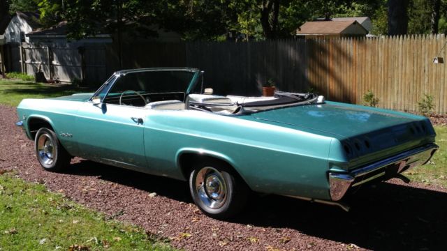 1965 Tourquiose Chevrolet Impala Convertible