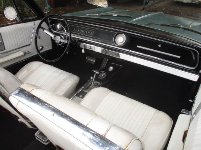 1965 Artesian Turquoise Chevrolet Impala Convertible