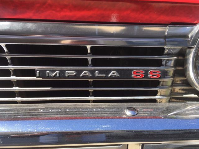 19650000 Red Chevrolet Impala Convertible