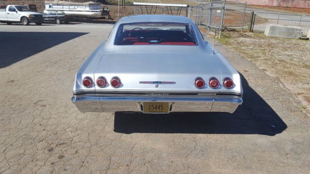 1965 Silver Chevrolet Impala Coupe