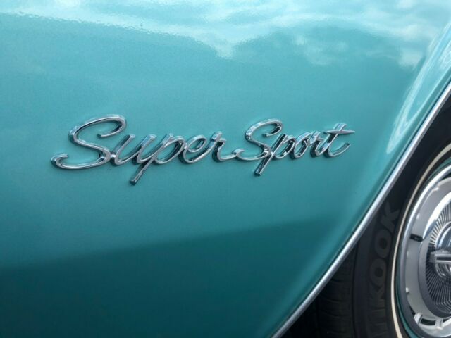 1965 Teal Chevrolet Impala Hardtop