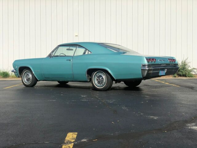 1965 Teal Chevrolet Impala Hardtop