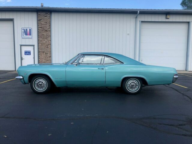 1965 Teal Chevrolet Impala Hardtop